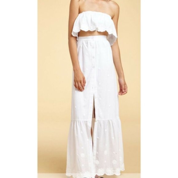 Minguelina Dresses & Skirts - Minguelina Daisy Cotton Boho Maxi Skirt